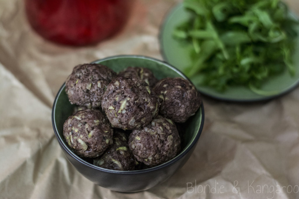 Wołowe pulpety z cukinią/Beef meatballs with zucchini