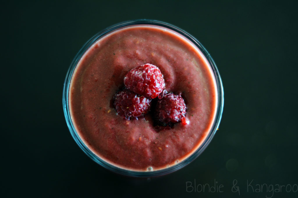 Malinowy koktajl/Raspberry smoothie