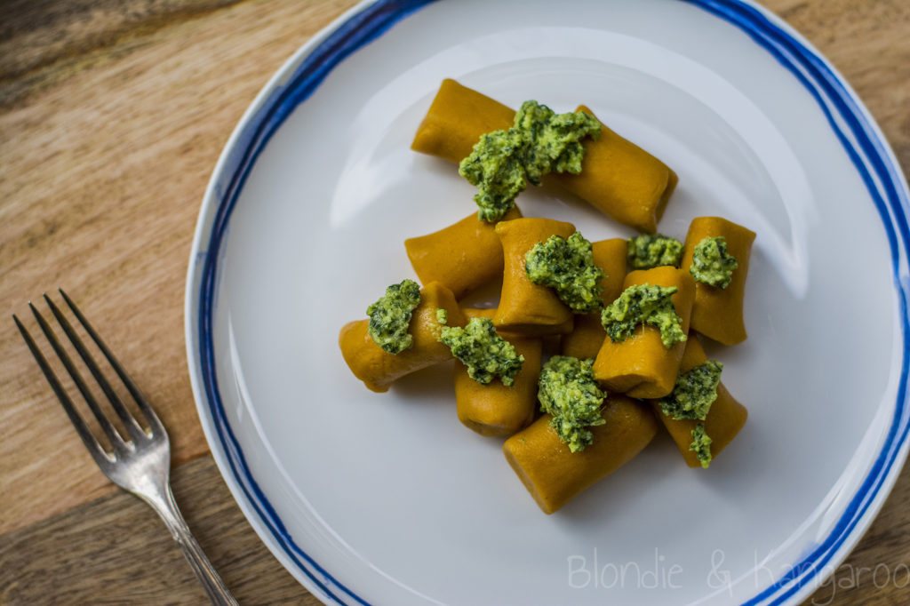 Bezglutenowe kopytka z dynii/Gluten-free pumpkin gnocchi