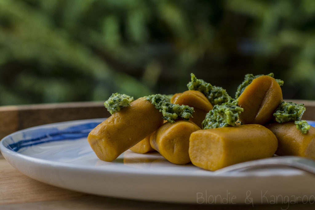 Bezglutenowe kopytka z dynii/Gluten-free pumpkin gnocchi