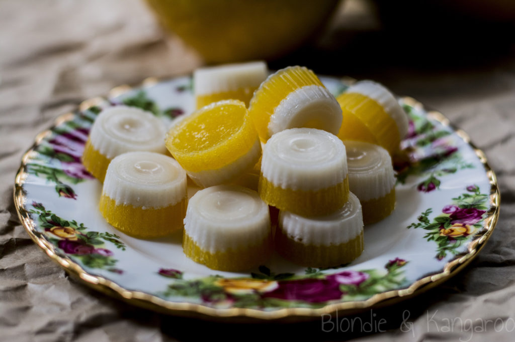 Galaretki o smaku mango z kokosem/Mango coconut gummies