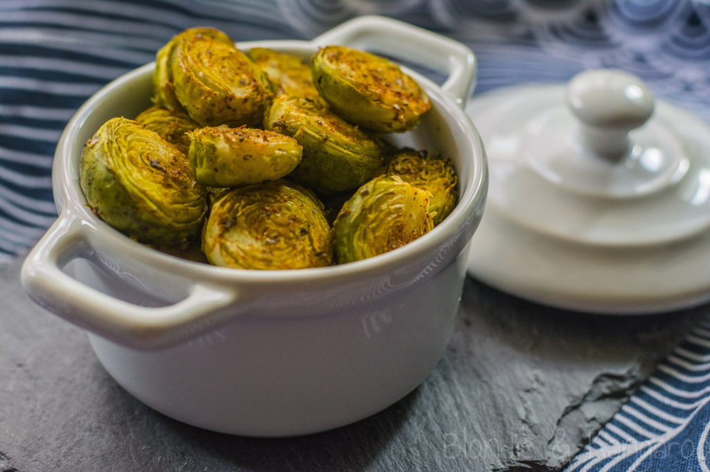 Roasted Brussels Sprouts/Pieczona brukselka